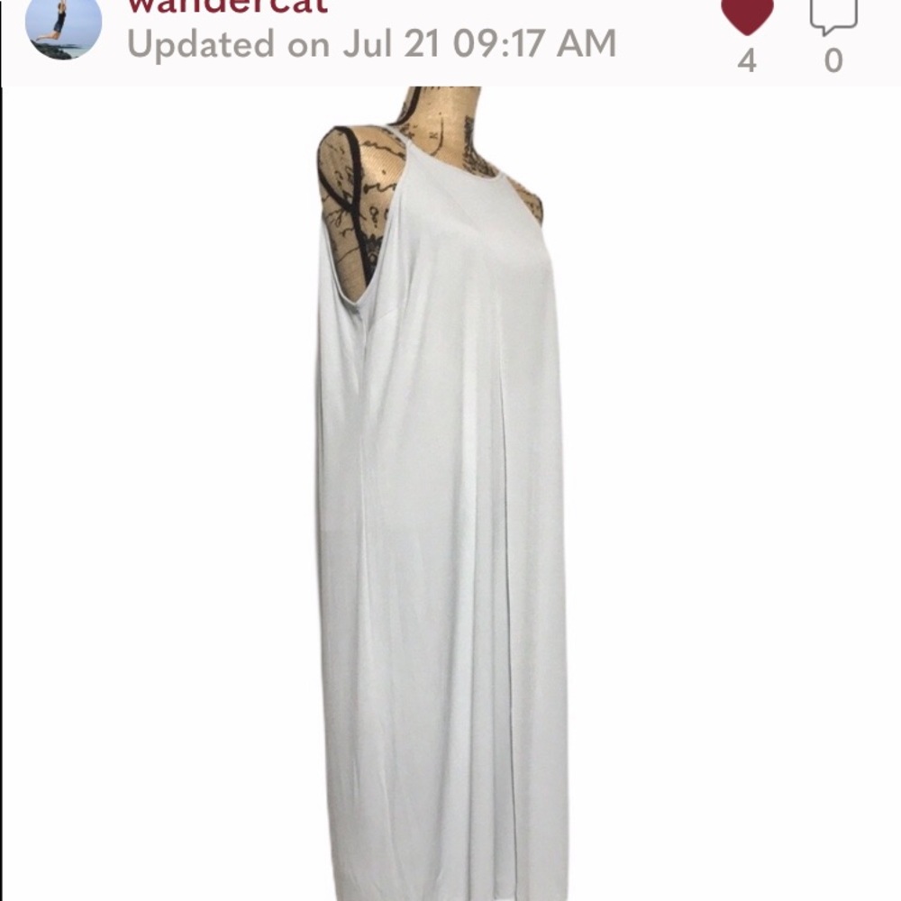 Bar III Taupe Faux Wrap Sleeveless Sheath Dress XL